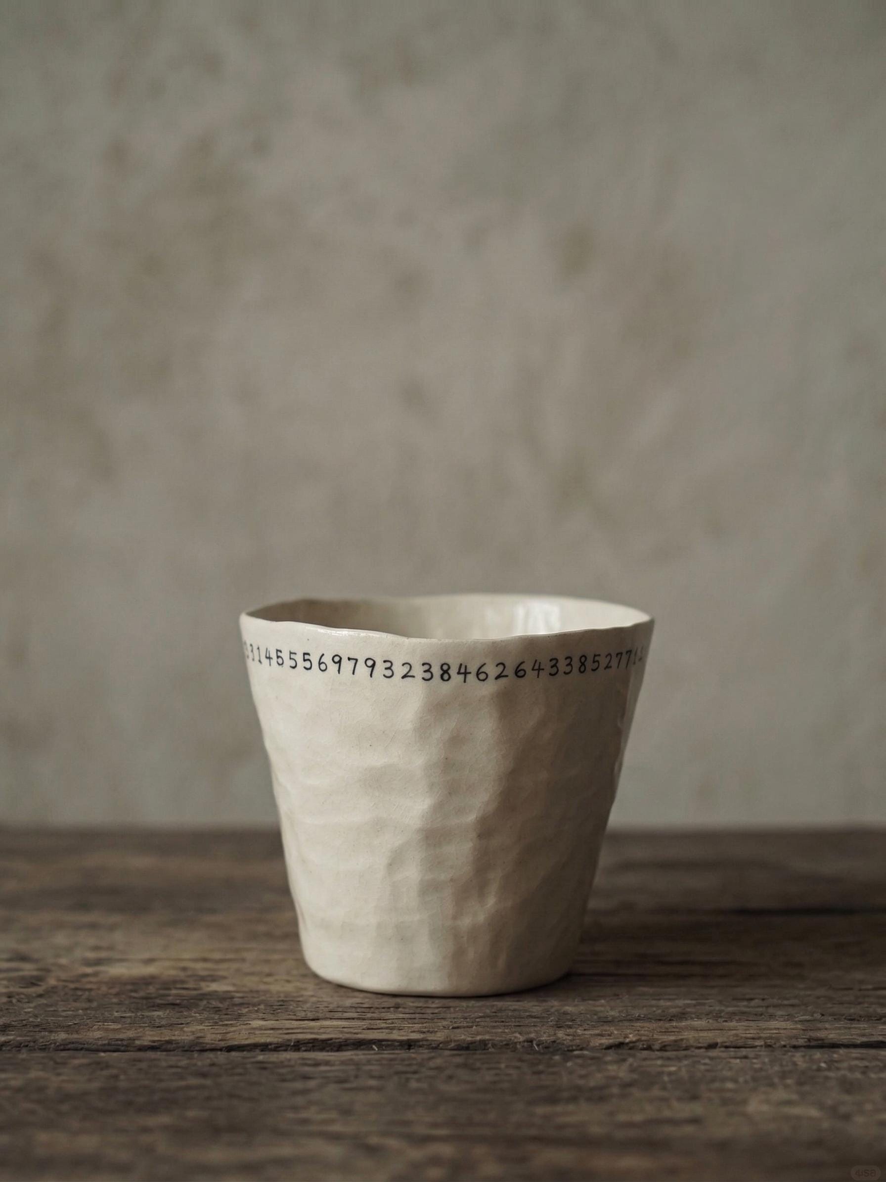 Handcrafted Mugs Pi Pinch Cup, Food Safe Glaze, Artisan Espresso Cup