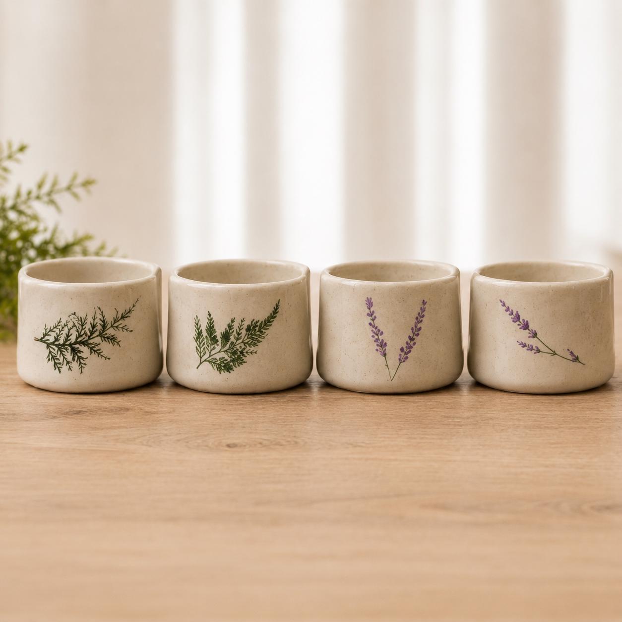 Handmade Lavender Ceramic Sponge Holder, Botanical Kitchen Sink Organizer, Rustic Cottage Decor