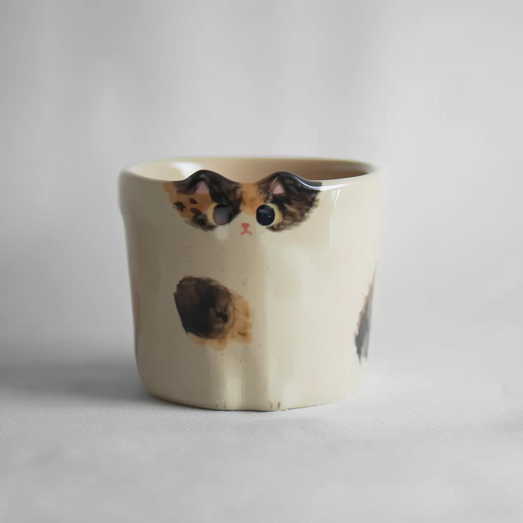 Custom Pet Portrait Mug – Handmade Ceramic Coffee&tea Cup, Dog & Cat Unique Birthday Gift
