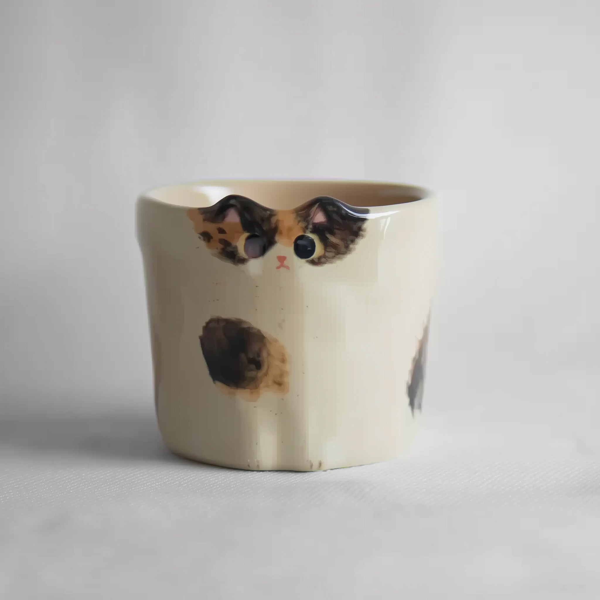 Custom Pet Portrait Mug – Handmade Ceramic Coffee&tea Cup, Dog & Cat Unique Birthday Gift