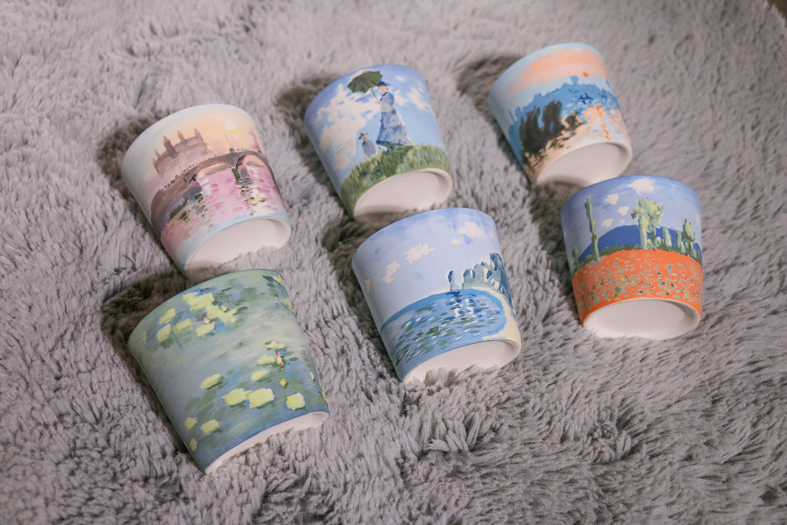 Hand-Painted Famous Painting Mug – 200ml Ceramic Coffee Cup Inspired by Masterpieces, Unique Collectible Gift