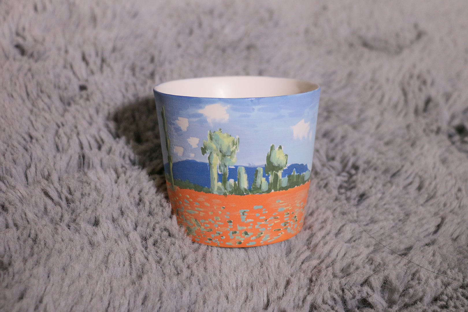 Hand-Painted Famous Painting Mug – 200ml Ceramic Coffee Cup Inspired by Masterpieces, Unique Collectible Gift