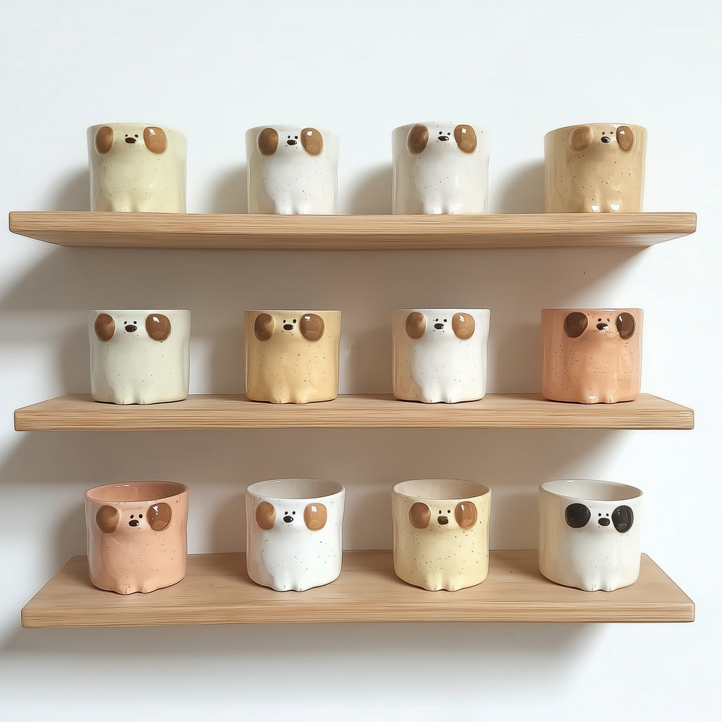 Custom Pet Portrait Mug – Handmade Ceramic Coffee&tea Cup, Dog & Cat Unique Birthday Gift