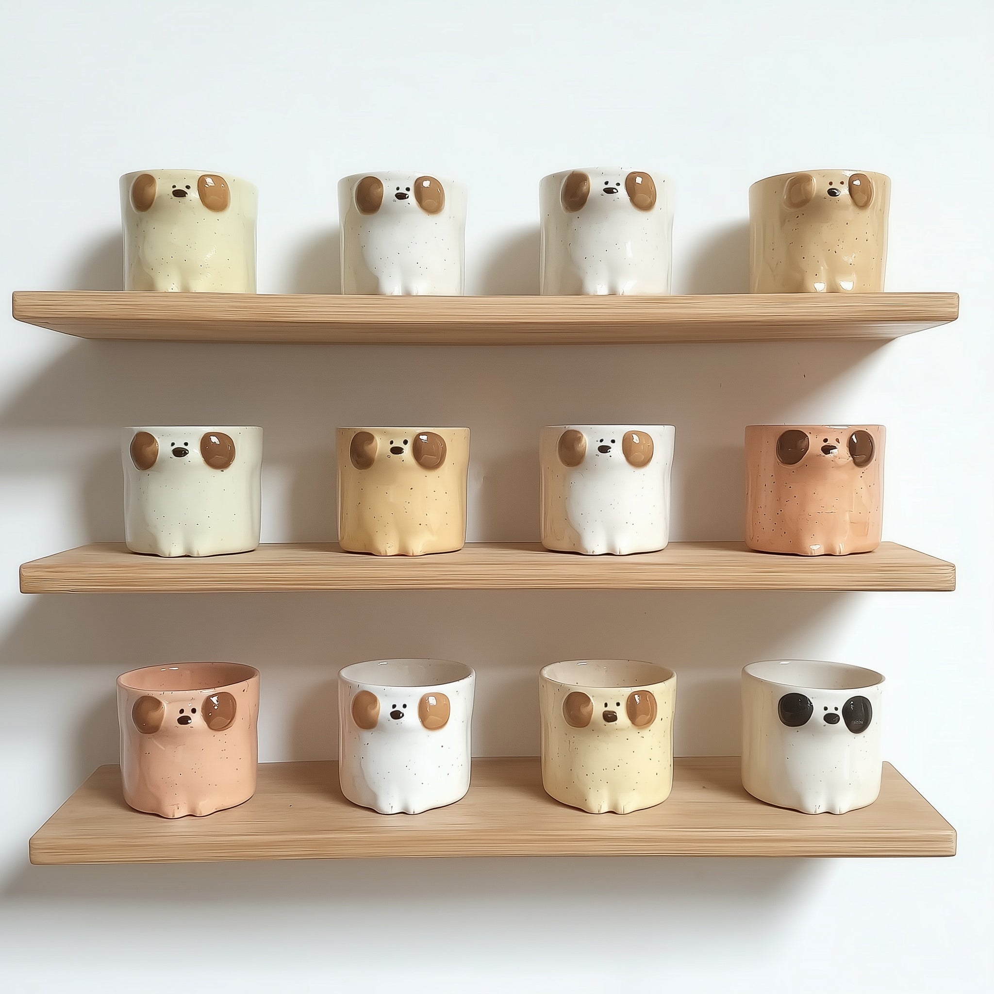 Custom Pet Portrait Mug – Handmade Ceramic Coffee&tea Cup, Dog & Cat Unique Birthday Gift