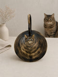 Custom Cat Portrait Ceramic Mug, Handmade 3D Sculpture Cup, Personalized Pet Coffee Mug