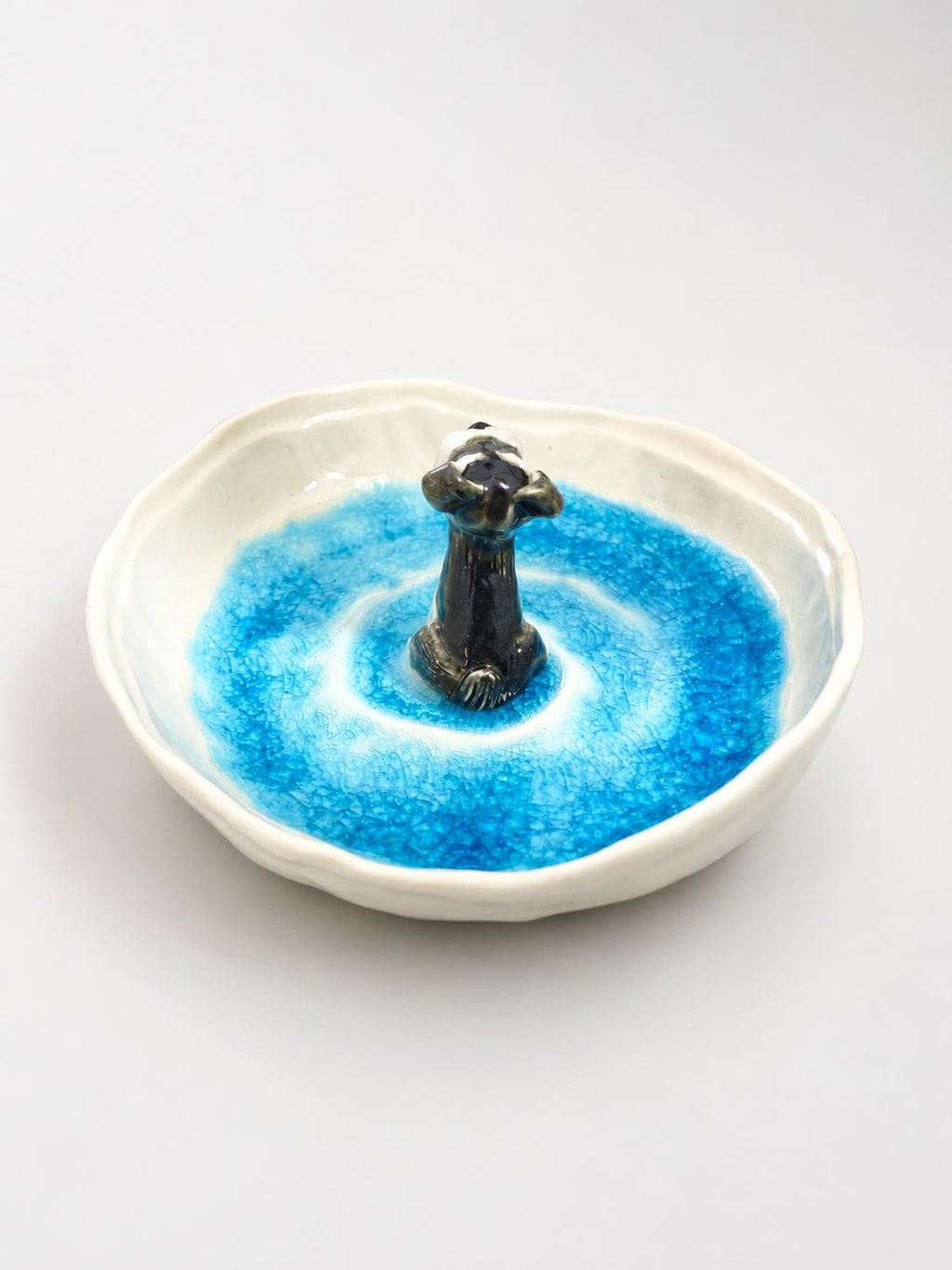 Custom Pet Ring Dish, Hand-Sculpted Ceramic Figurine Jewelry Tray