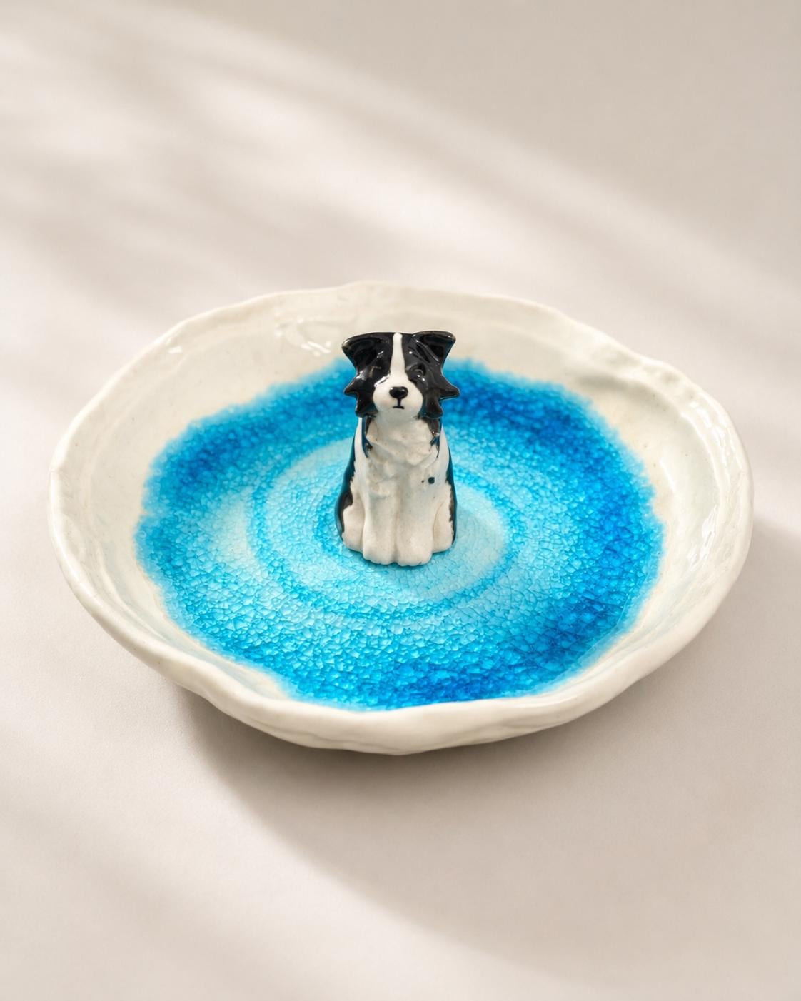 Custom Pet Ring Dish, Ceramic Jewelry Holder, Handmade Pet Figurine