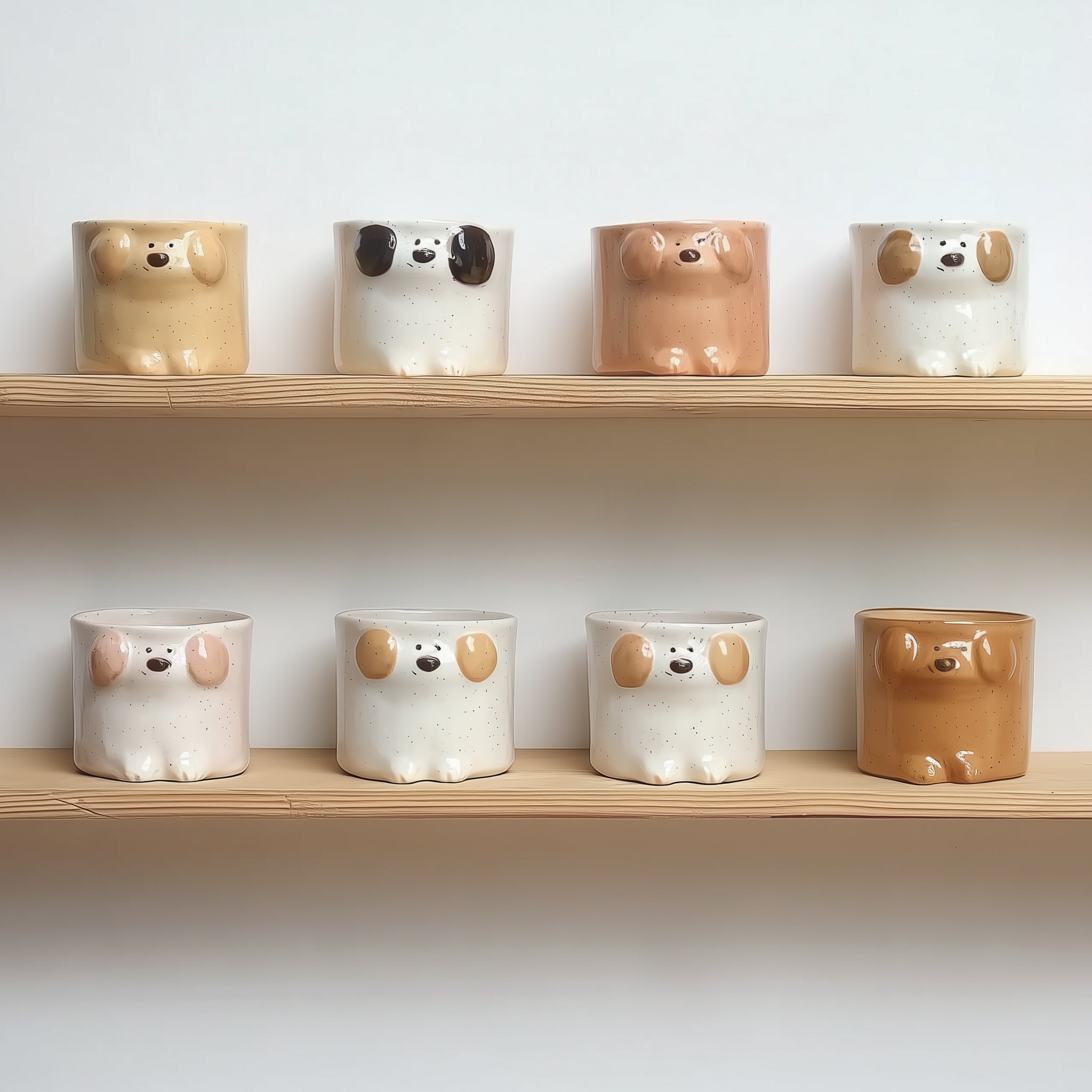 Custom Pet Portrait Mug – Handmade Ceramic Coffee&tea Cup, Dog & Cat Unique Birthday Gift