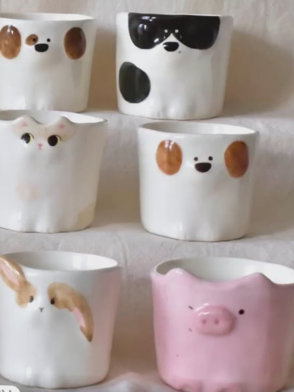 Custom Pet Portrait Mug – Handmade Ceramic Coffee&tea Cup, Dog & Cat Unique Birthday Gift